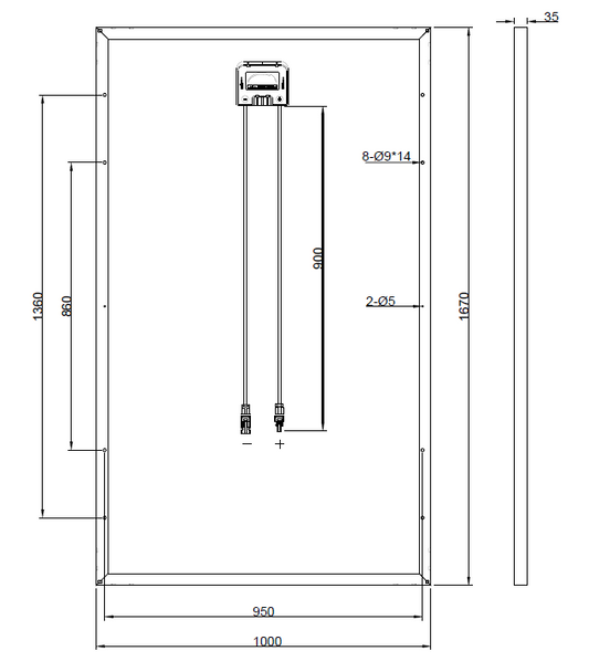 GBP305G1-M | Painel de reposição para Q.PEAK-G4.1 305