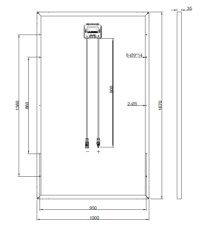 GBP310PA-P | Replacement panel for Q.PEAK-G5.1 310