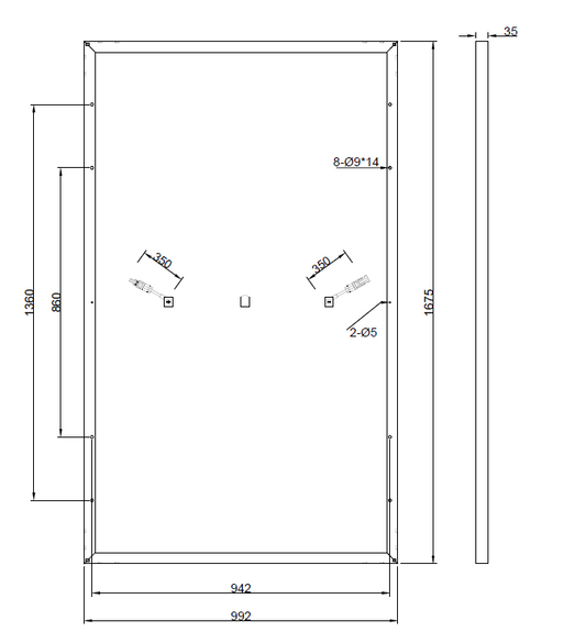 GBP315M2-M | Ersatzpanel für TSM-315DE05H.08(II)