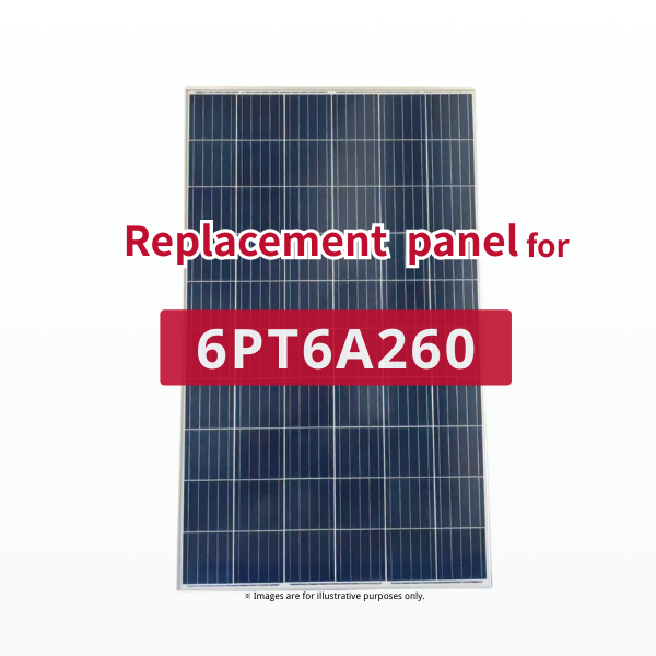 GBP260P-60PA | Panel de reemplazo para 6PT6A260