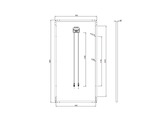 Ersatzpanel für JKM310PP-72-J