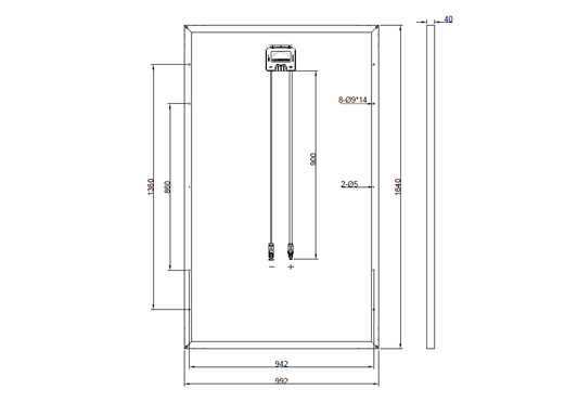 GBP260P-60PA | Ersatzpanel für PS260P-20/U