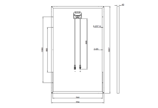 GBP270G1-M | Ersatzpanel für PV-MGJ270CBFR