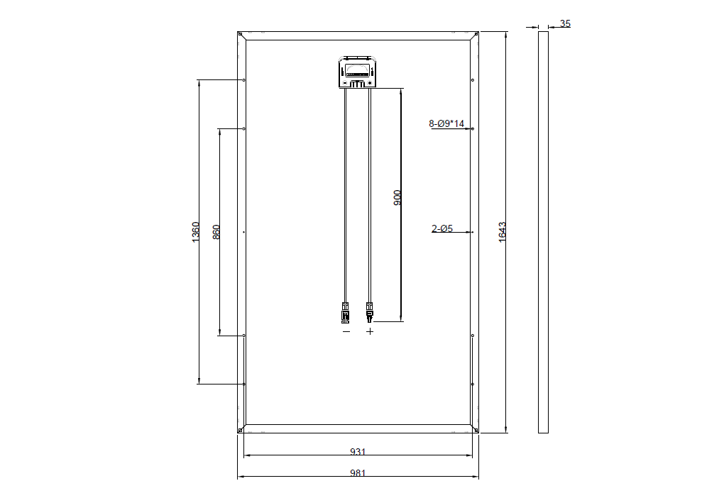GBP260P-60PA | Replacement panel for PVM S260P
