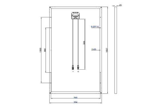 GBP305G1-M | Ersatzpanel für PV-MGJ305DBFKS