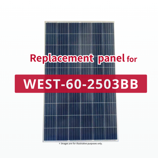 GBP250P-60PND | Ersatzpanel für WEST-60-2503BB