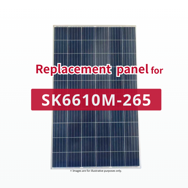 GBP265P-60PS | Replacement panel for SK6610M-265
