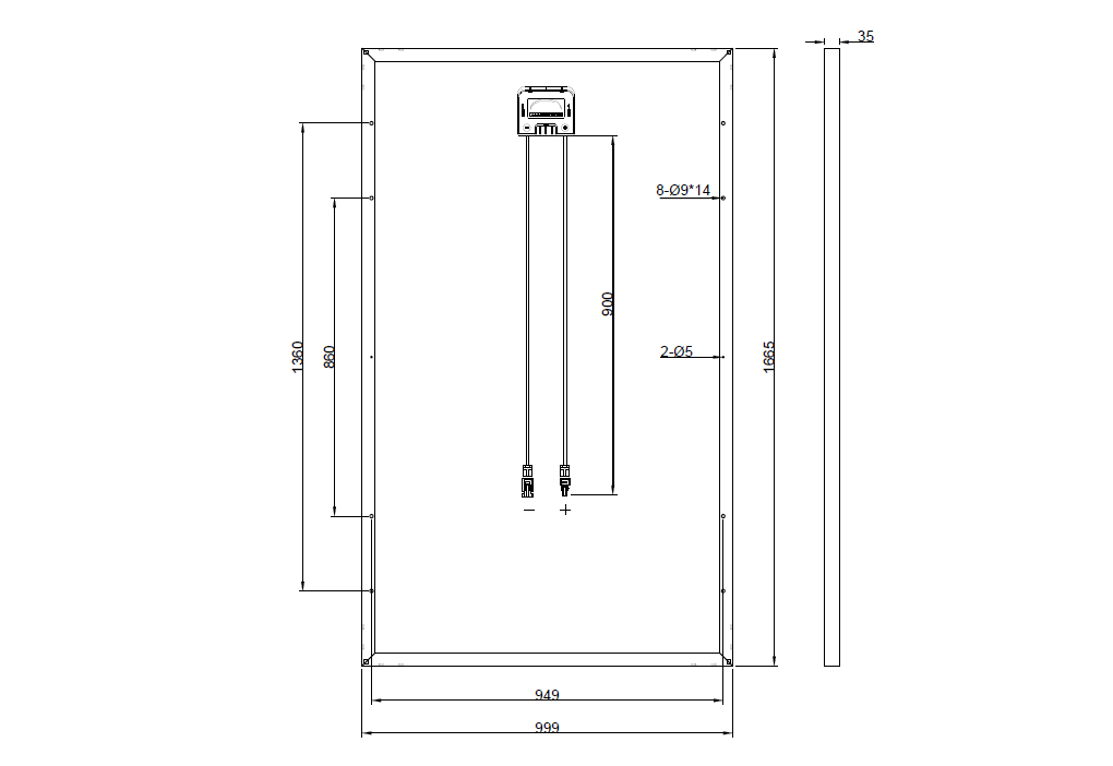 GBP265P-60PS | Replacement panel for WST-265P6