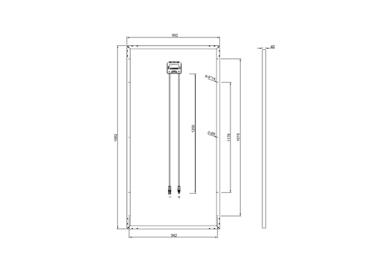 GBP300P-72 | Ersatzpanel für LP-300P-72H