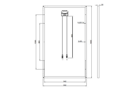GBP285M-60 | Panneau de remplacement pour TSM-285DD05A