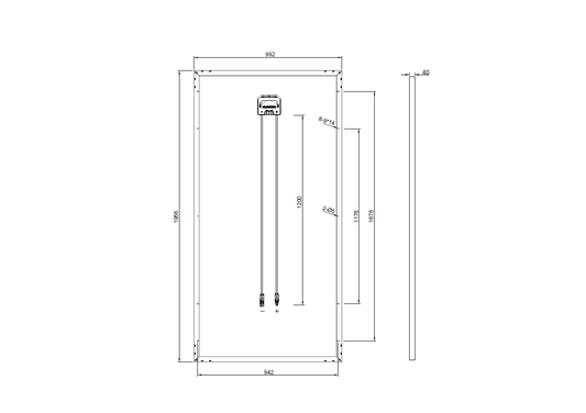 Ersatzpanel für JKM315PP-72-J