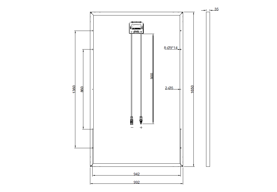 GBP305G1-M | Replacement panel for JKM305M-60-J