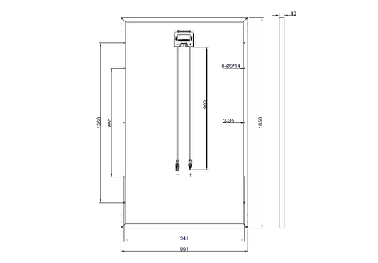 GBP245P-60 | Ersatzpaneel für JAP6-60-245/3BB